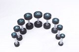 Гантели в уретане LIVEPRO Studio Dumbbells 1 кг, черный/синий