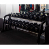 Гантельный ряд ZSO 2,5 кг - 25 кг (10 пар), шаг 2,5 кг, BASIC