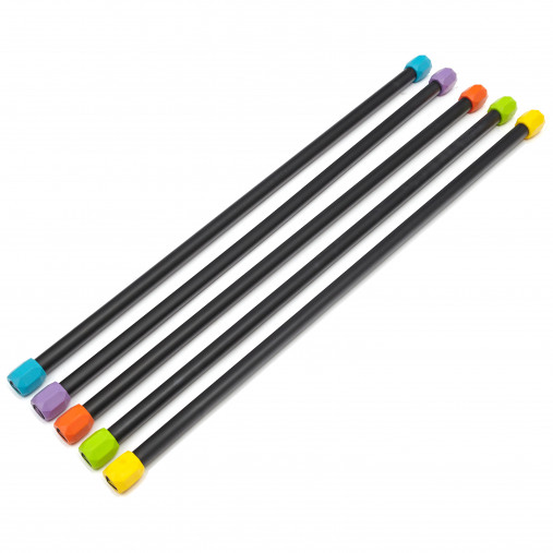 Гимнастическая палка LIVEPRO Weighted Bar 2 кг, желтый/черный