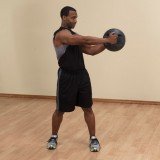 Медицинский мяч с рукоятками 14LB / 6.4 кг (черный) Body-Solid BSTDMB14