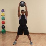 Медицинский мяч с рукоятками 18LB / 8.15 кг (черный) Body-Solid BSTDMB18