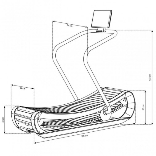 Механическая беговая дорожка NOHrD SPRINTBOK, материал каркаса: дуб​