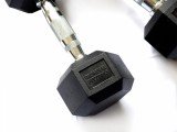 Гантель 4 кг гексагональная ZSO обрезиненная