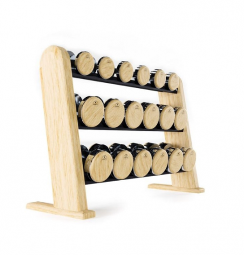 Набор гантелей со стойкой NOHrD DumbBells (Ясень) арт. 25100