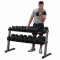 Горизонтальная двухрядная стойка для гантелей Body-Solid GDR60 