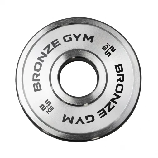 Набор олимпийских дисков 51 мм BRONZE GYM 2,5-25 кг (155 кг) сталь