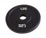 Диск бамперный 1,25 кг (черный) Original Fit.Tools олимпийский ф50 мм для кроссфита