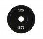 Диск бамперный 1,25 кг (черный) Original Fit.Tools олимпийский ф50 мм для кроссфита
