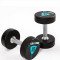 Гантели в уретане LIVEPRO Premium Urethane Dumbbells 12 кг, черный/синий