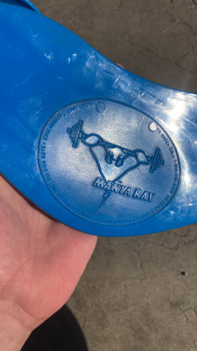 Накладка на гриф PERFORM BETTER Manta Ray синий Накладка на гриф PERFORM BETTER Manta Ray синий